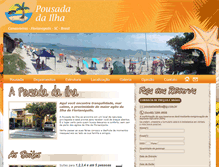 Tablet Screenshot of pousadailha.com.br